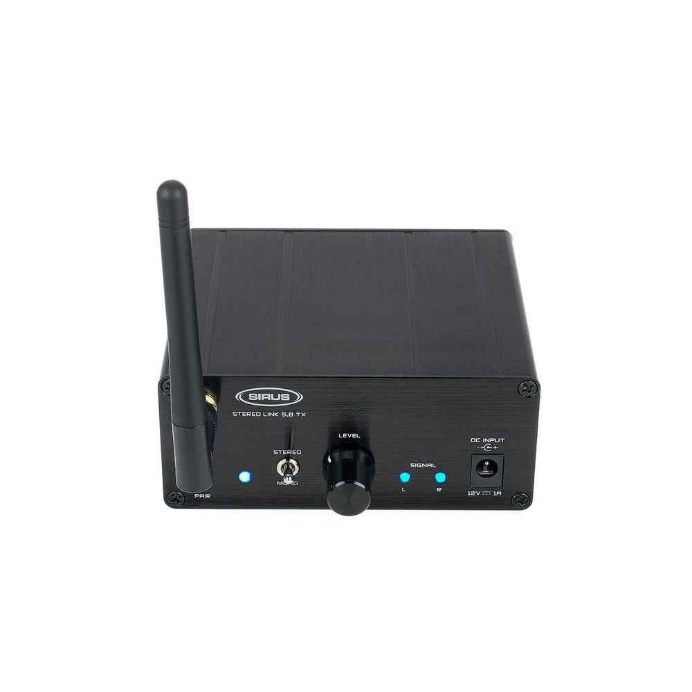 משדר אודיו אלחוטי סטריאו Sirus Stereo Link 5.8 TX – 5.8 ג׳יגה-הרץ, עד 30 מ׳, כניסות XLR ו-6.3 מ״מ 2 משדר ה-Stereo Link 5.8 – משדר אודיו אלחוטי, תמונה 2