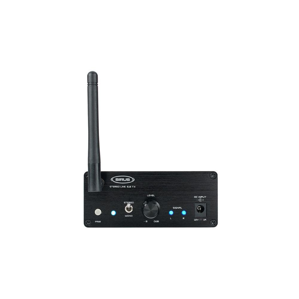 משדר אודיו אלחוטי סטריאו Sirus Stereo Link 5.8 TX – 5.8 ג׳יגה-הרץ, עד 30 מ׳, כניסות XLR ו-6.3 מ״מ 5 משדר ה-Stereo Link 5.8 – משדר אודיו אלחוטי, תמונה 5