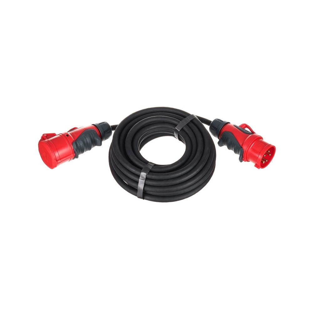 כבל חשמל CEE 16A Stairville באורך 10 מ׳ – 5×2.5 ממ״ר, 400V תלת-פאזי, מחברי אחיזה, כבל גומי 1 כבל חשמל CEE 16A Stairville באורך 10 מ׳ – 5×2.5 ממ״ר, 400V תלת-פאזי, מחברי אחיזה, כבל גומי