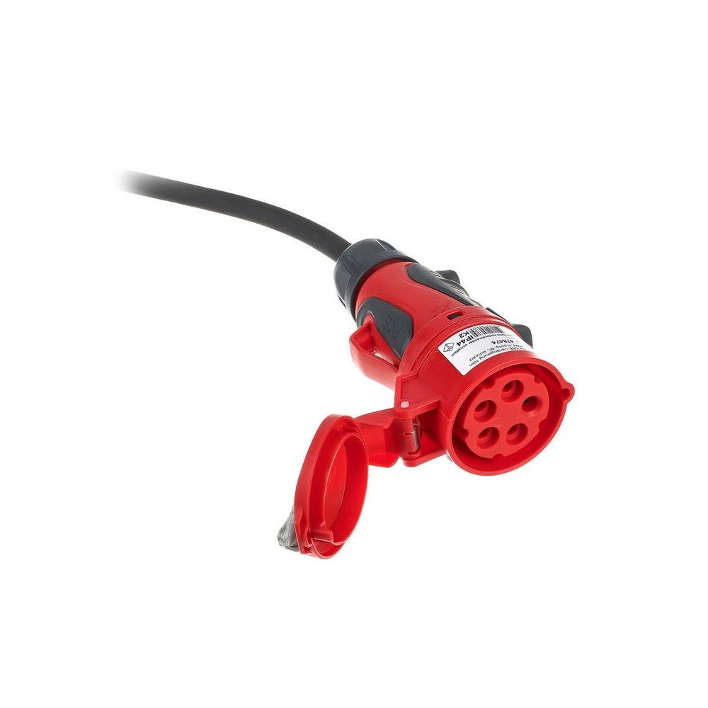 כבל חשמל CEE 16A Stairville באורך 10 מ׳ – 5×2.5 ממ״ר, 400V תלת-פאזי, מחברי אחיזה, כבל גומי 3 כבל ה-CEE 16A באורך 10 מ׳ – כבל מאריך CEE, תמונה 3