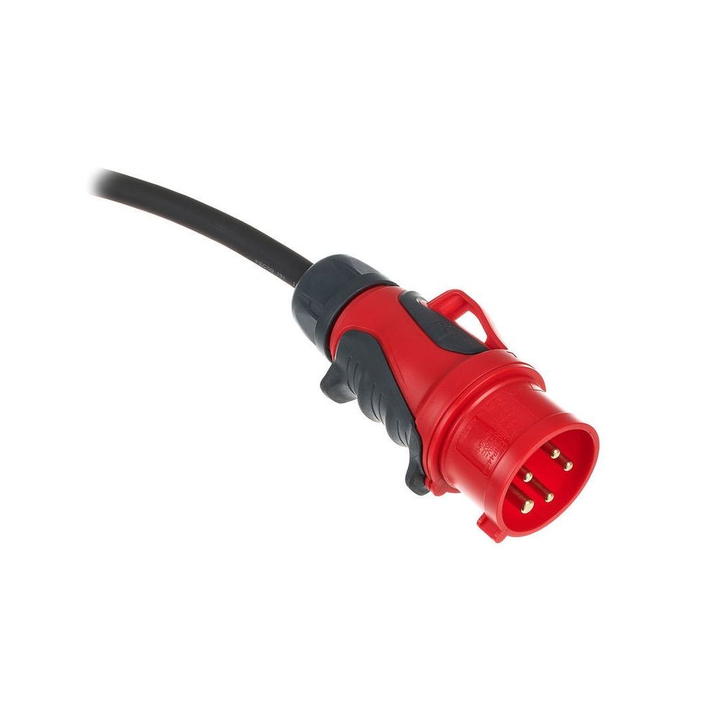 כבל חשמל CEE 16A Stairville באורך 15 מ׳ – 5×2.5 ממ״ר, 400V תלת-פאזי, מחברי אחיזה, כבל גומי 3 כבל ה-CEE 16A באורך 15 מ׳ – כבל מאריך CEE, תמונה 3