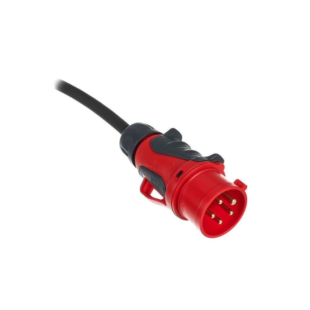 כבל חשמל CEE 16A Stairville באורך 20 מ׳ – 5×2.5 ממ״ר, 400V תלת-פאזי, מחברי אחיזה, כבל גומי 3 כבל ה-CEE 16A באורך 20 מ׳ – כבל מאריך CEE, תמונה 3