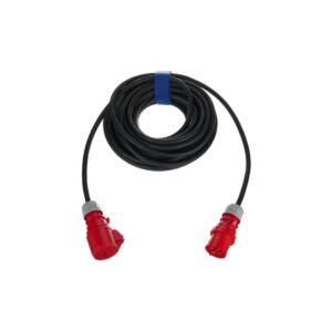 כבל חשמל למנוע הרמה Stairville באורך 20 מ׳ – CEE 16A 400V 4 פינים, גומי H07RN-F, IP44