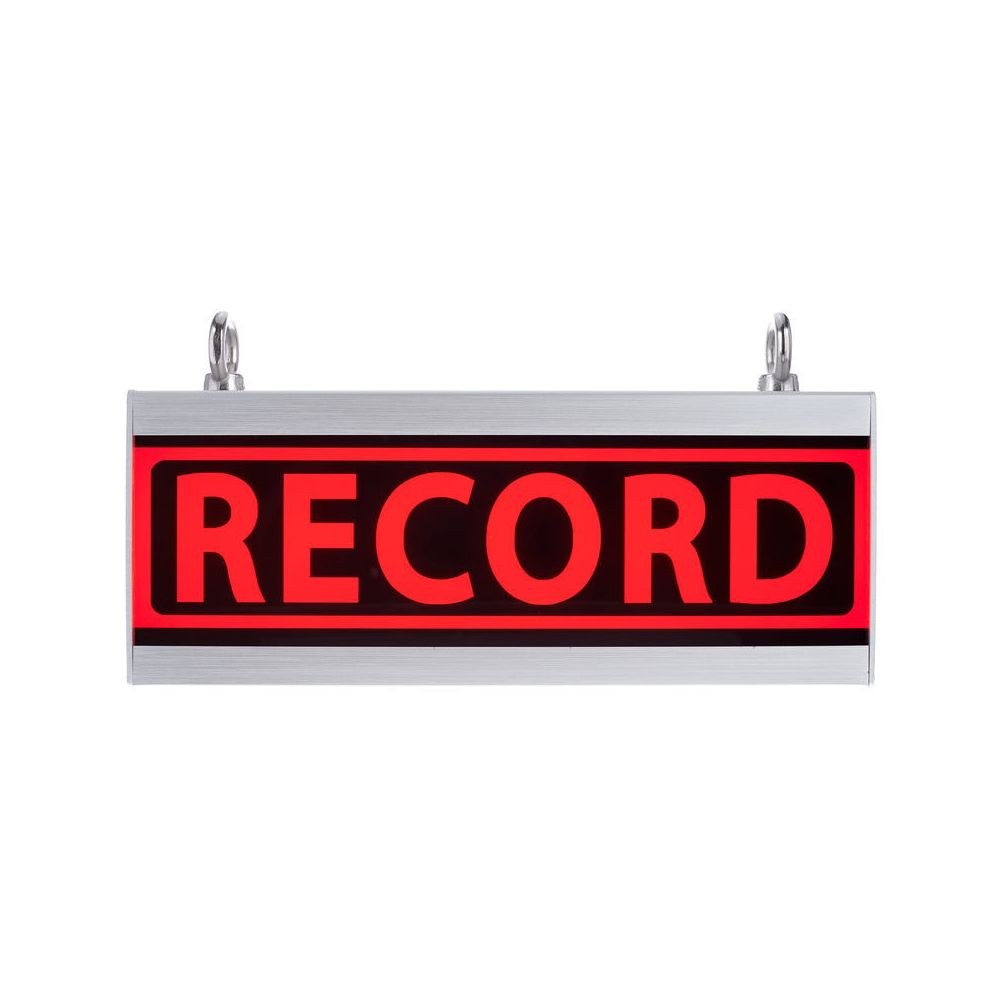 שלט מואר RECORDING לאולפן Stairville – כיתוב מתחלף, גוף אלומיניום, ממסר לשליטה חיצונית, ספק כלול 7 שלט ההקלטה המואר – שלט מואר לאולפן, תמונה 7