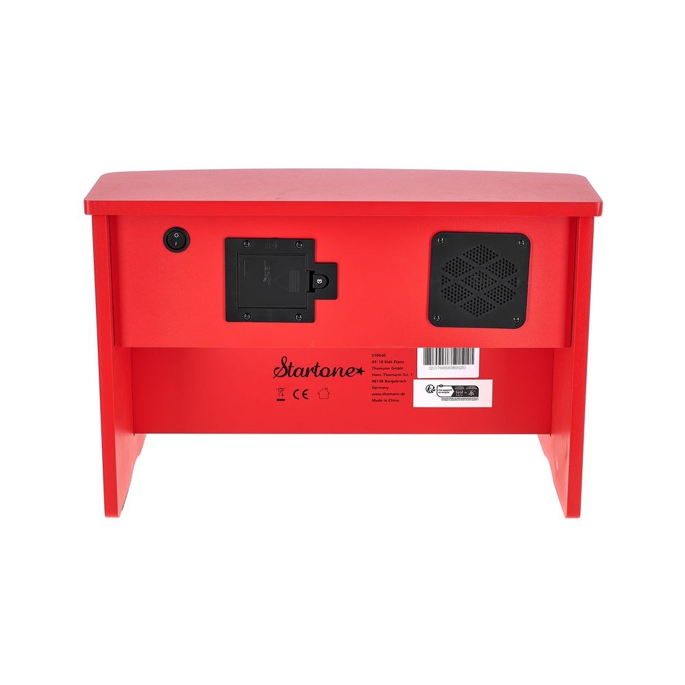 פסנתר ילדים Startone עם 25 קלידים – צליל פסנתר ורמקול מובנה, עובד על סוללות, אדום (יבוא בלעדי) 4 פסנתר הילדים האדום – פסנתר ילדים, תמונה 4