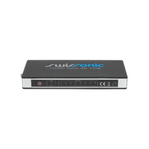 מפצל HDMI Swissonic מכניסה אחת ל-8 יציאות – 4K, HDMI 1.4, תלת-ממד ואודיו HD, כולל ספק כוח