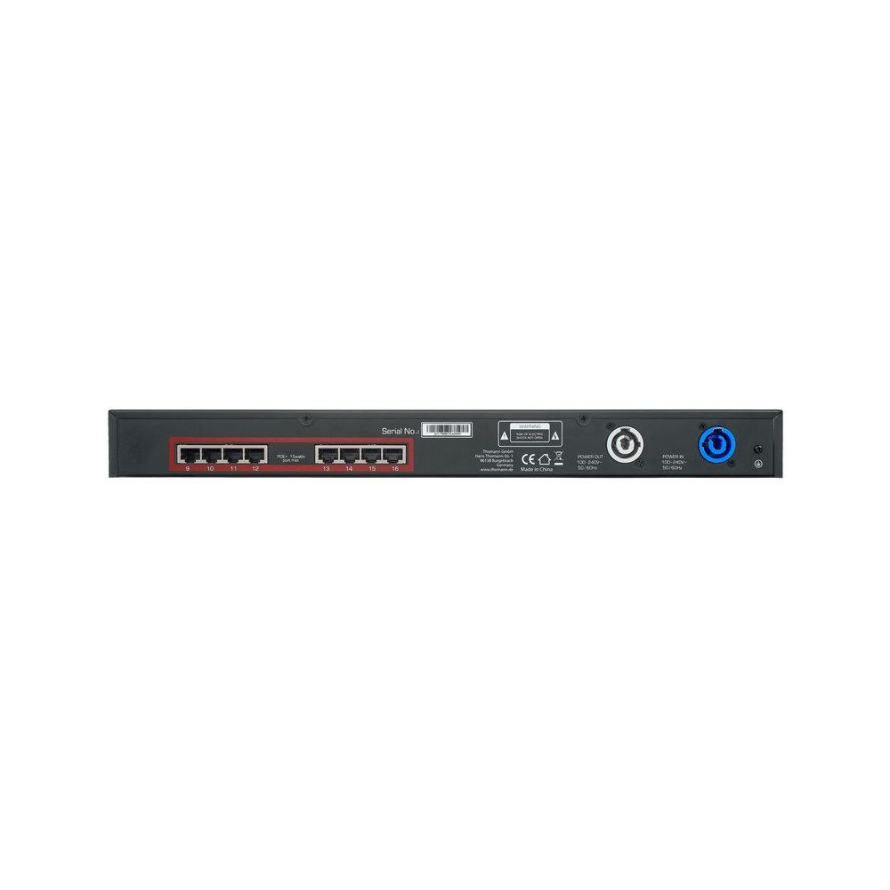 סוויץ׳ רשת גיגהביט לראק Swissonic – 16 יציאות, 8 etherCON בחזית, 8 PoE בגב, 1U (יבוא בלעדי) 6 סוויץ׳ הבמה של Swissonic – סוויץ׳ רשת לראק, תמונה 6