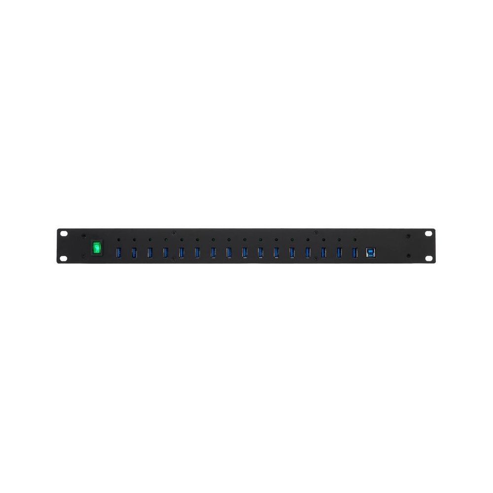 רכזת USB 3.0 לראק Swissonic עם 16 יציאות – תחנת טעינה 19 אינץ׳ 1U, נורית לכל יציאה (יבוא בלעדי) 5 רכזת ה-USB לראק של Swissonic – רכזת USB לראק, תמונה 5