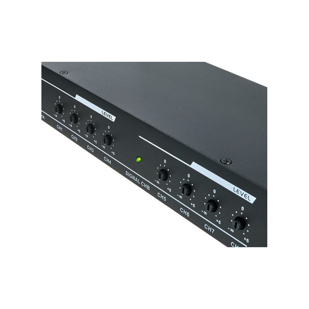 מפצל אודיו לראק the t.racks – 1 ל-8 או 2 ל-4, שליטה בכל יציאה, XLR, 1U 7 מפצל האודיו לראק – מפצל אודיו לראק, תמונה 7