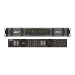 מגבר הספק 8 ערוצים Class-D 8×300W – Seer D8300