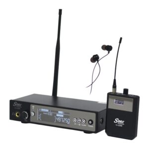 מערכת In-Ear אלחוטית – משדר ומקלט עם אוזניות – Seer In-Ear Set 2066