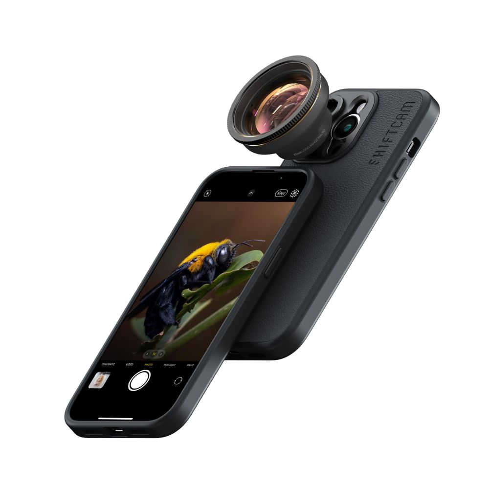 עדשת מאקרו לסמארטפון ShiftCam LensUltra 75 מ״מ – הגדלה אופטית ×10, מרחק עבודה ארוך ובוקה רכה 5 ShiftCam LensUltra 75mm עדשת מאקרו לסמארטפון 5
