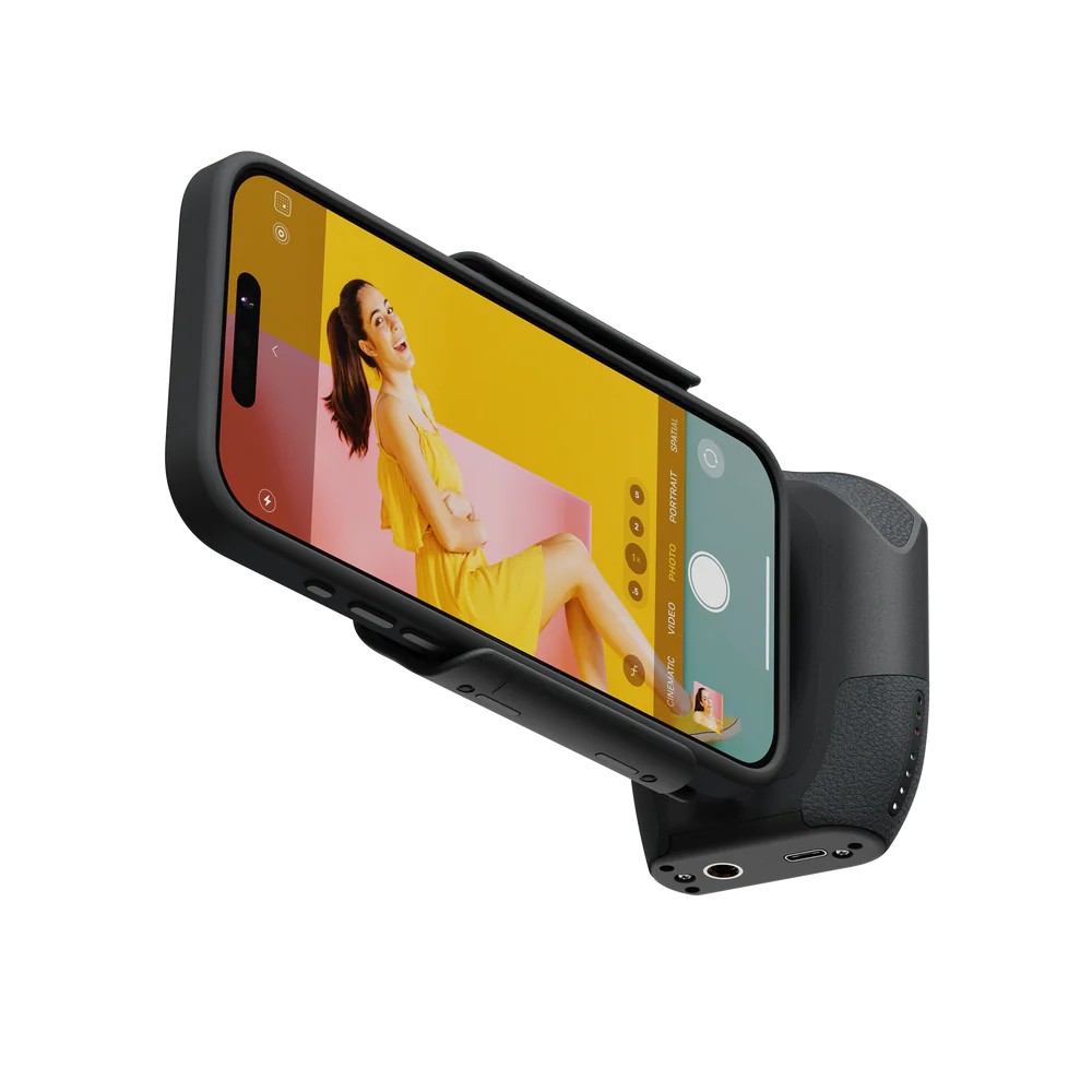 גריפ צילום לסמארטפון ShiftCam ProGrip Starter Kit – סוללה 6400mAh, טעינה אלחוטית 15W וכפתור תריס Bluetooth 3 ShiftCam ProGrip גריפ צילום לסמארטפון 3
