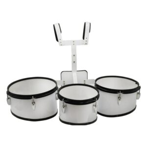 שלישיית תופי מצעד Koala Drums YWMD-330 – לבן, 8+10+12 אינץ׳ כולל רתמה