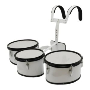 שלישיית תופי מצעד Koala Drums YWMD-330 – לבן, 8+10+12 אינץ׳ כולל רתמה
