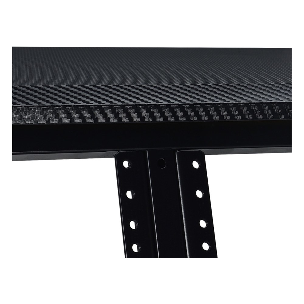 שולחן אולפן Musiea EX88 – עם מעמד מקלדת 88 קלידים, מסילות ראק 4U וגלגלים 5 שולחן אולפן Musiea EX88 עם מעמד מקלדת ומדף עליון – תמונה 5
