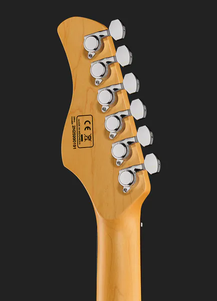 גיטרה חשמלית Sire Larry Carlton J5 – Champagne Gold, ג׳אזמאסטר עם טרמולו JM וסרגל אבוני 7 גיטרה חשמלית Sire Larry Carlton J5 Champagne Gold – תמונה 7