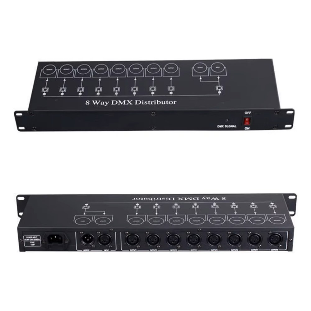 מפצל DMX ספליטר Shadow Spliter X – לאות DMX512 בהזנת 220V 1 מפצל DMX ספליטר Shadow Spliter X