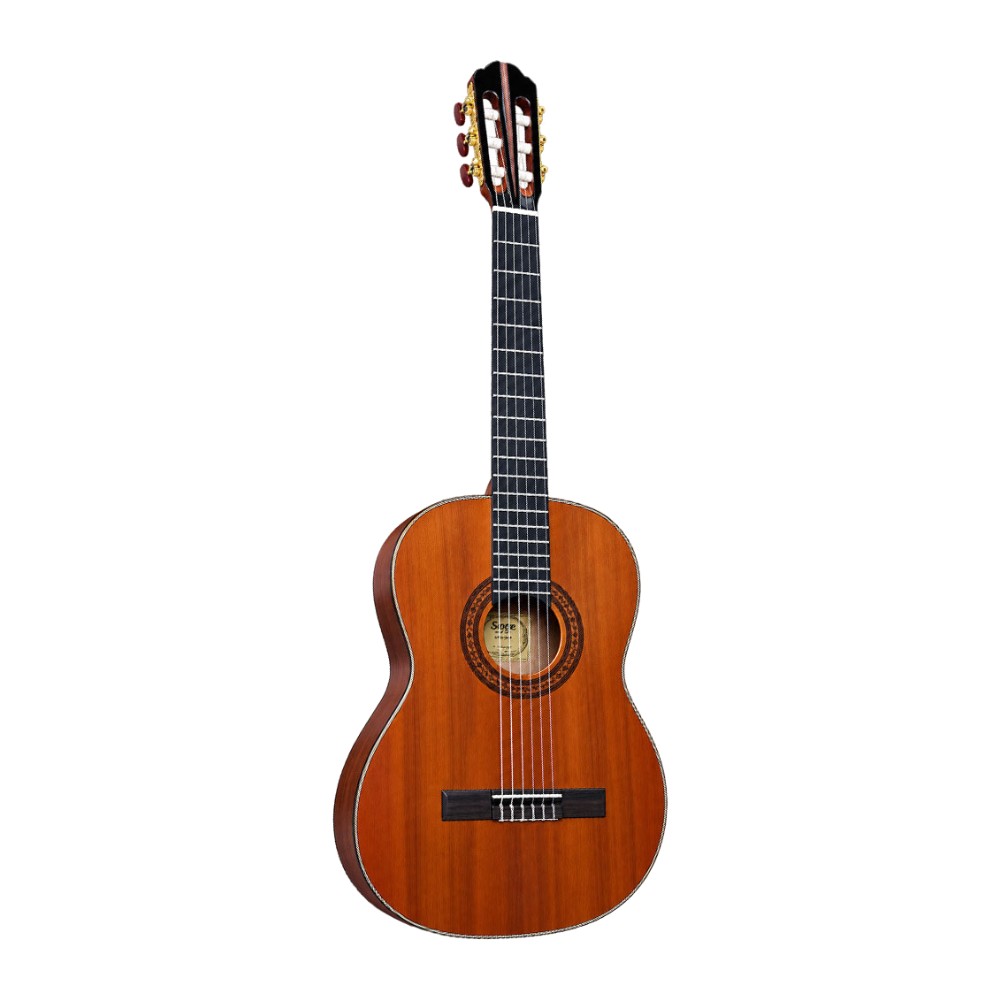 גיטרה קלאסית 39" – צמרת ארז (Cedar), טבעי – SQOE EC3968-NS 1 גיטרה קלאסית 39" – צמרת ארז (Cedar), טבעי – SQOE EC3968-NS