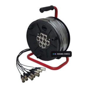 מולטי כבל על גלגלת 8 ערוצים 25 מטר – Stage Core 228-25m