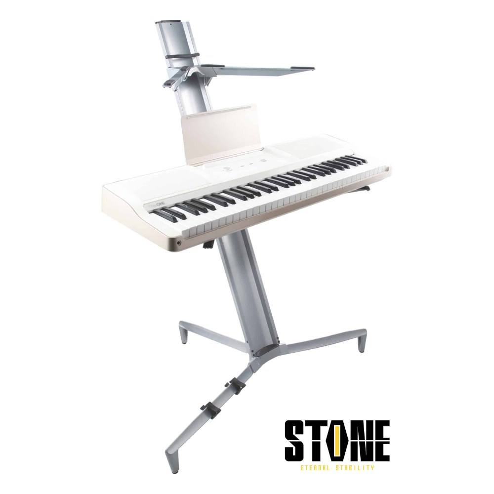 סטנד קלידים ספיידר Stone JY-301 מאלומיניום – שתי קומות, עד 80 ק״ג, עם תיק נשיאה 3 סטנד קלידים ספיידר Stone JY-301 מאלומיניום עם שתי קומות – תמונה 3