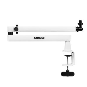 זרוע שולחנית למיקרופון SHURE SH-BROADCAST2 לבן