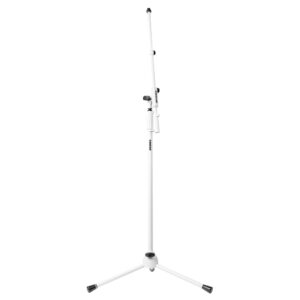 סטנד מיקרופון לבן עם בום טלסקופי SHURE SH-TRIPODSTANDTBM-W
