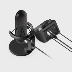 מיקרופון XLR לסטרימינג וגיימינג SteelSeries Alias Pro – קפסולה 1 אינץ׳ ומיקסר XLR Stream Mixer