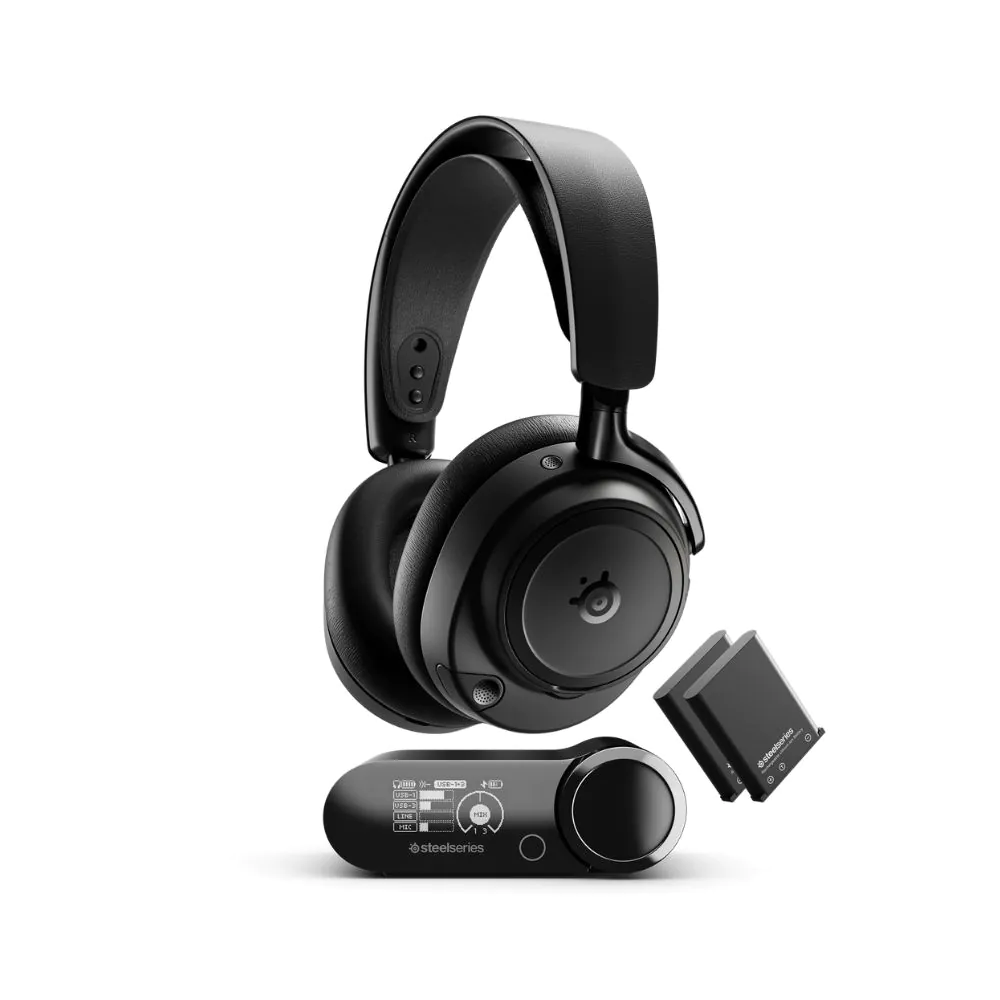 אוזניות גיימינג אלחוטיות SteelSeries Arctis Nova Elite – Hi-Res Wireless, ANC ועד 60 שעות סוללה 1 SteelSeries Arctis Nova Elite אוזניות גיימינג אלחוטיות