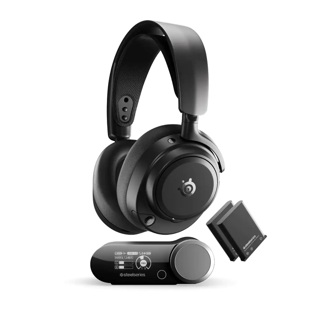 אוזניות גיימינג אלחוטיות SteelSeries Arctis Nova Pro Omni – Hi-Res, ANC ו-OmniPlay לעד 5 מכשירים 2 SteelSeries Arctis Nova Pro Omni אוזניות גיימינג אלחוטיות 2
