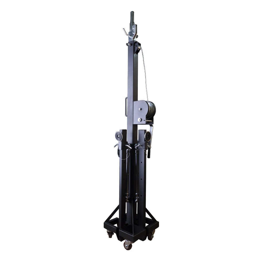 סטנד תאורה עם מנואלה Stone LS012 – עד 5 מטר ועומס של 120 ק״ג, שחור 2 סטנד תאורה מנואלה Stone LS012 בצבע שחור עד גובה 5 מטר – תמונה 2