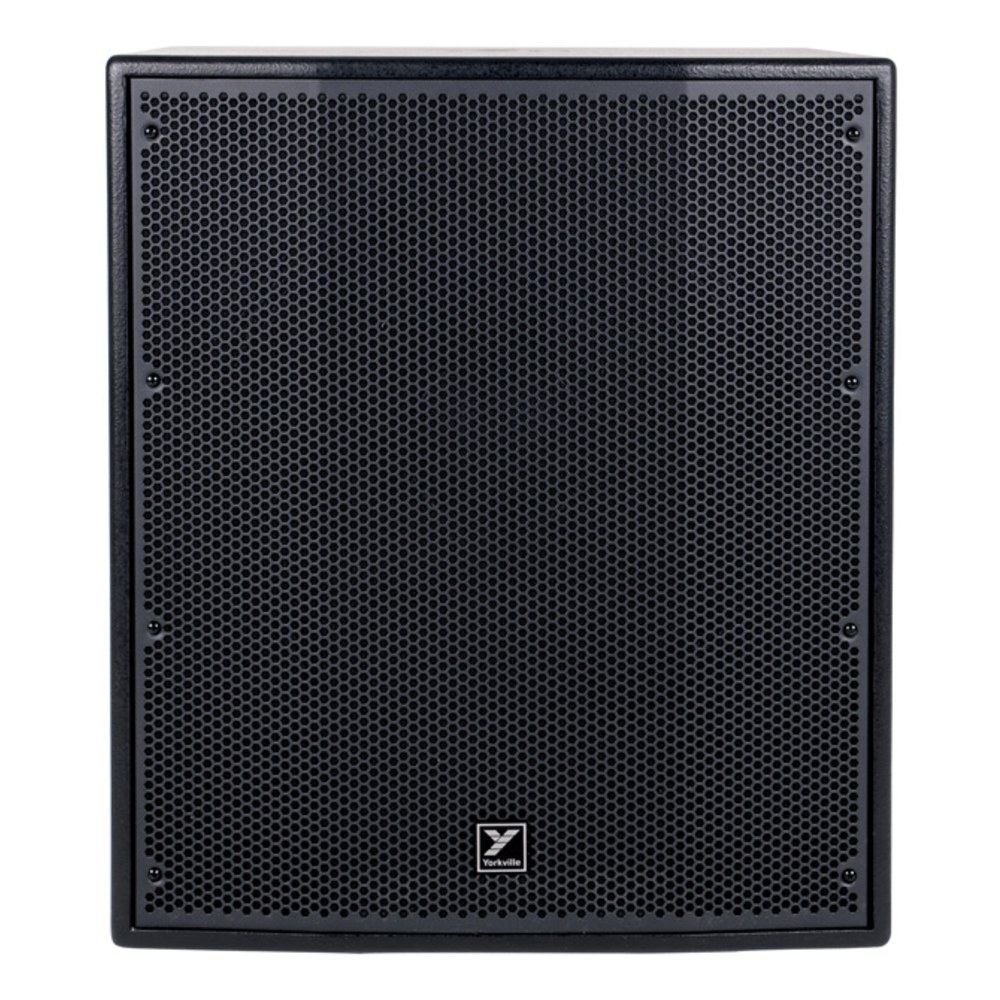 סאב וופר מוגבר 18 אינץ׳ Yorkville YXL18SP – 1000W בשיא, 130dB ו-DSP עם 3 מצבים 2 סאב וופר מוגבר 18 אינץ׳ Yorkville YXL18SP עם גריל פלדה – תמונה 2