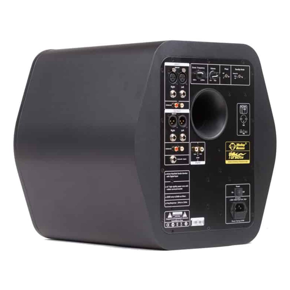סאב וופר אולפני Monkey Banana Turbo 10s שחור – 300W, קרוסאובר מתכוונן ו-S/PDIF 2 סאב וופר אולפני Monkey Banana Turbo 10s שחור 10 אינץ׳ – תמונה 2