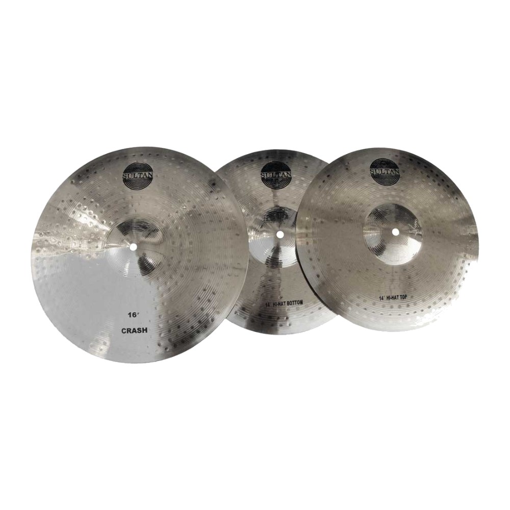 סט מצילות היי-הט 14" + קראש 18" – סדרת Silver – Sultan SILVER SET-14-18 1 סט מצילות היי-הט 14" + קראש 18" – סדרת Silver – Sultan SILVER SET-14-18