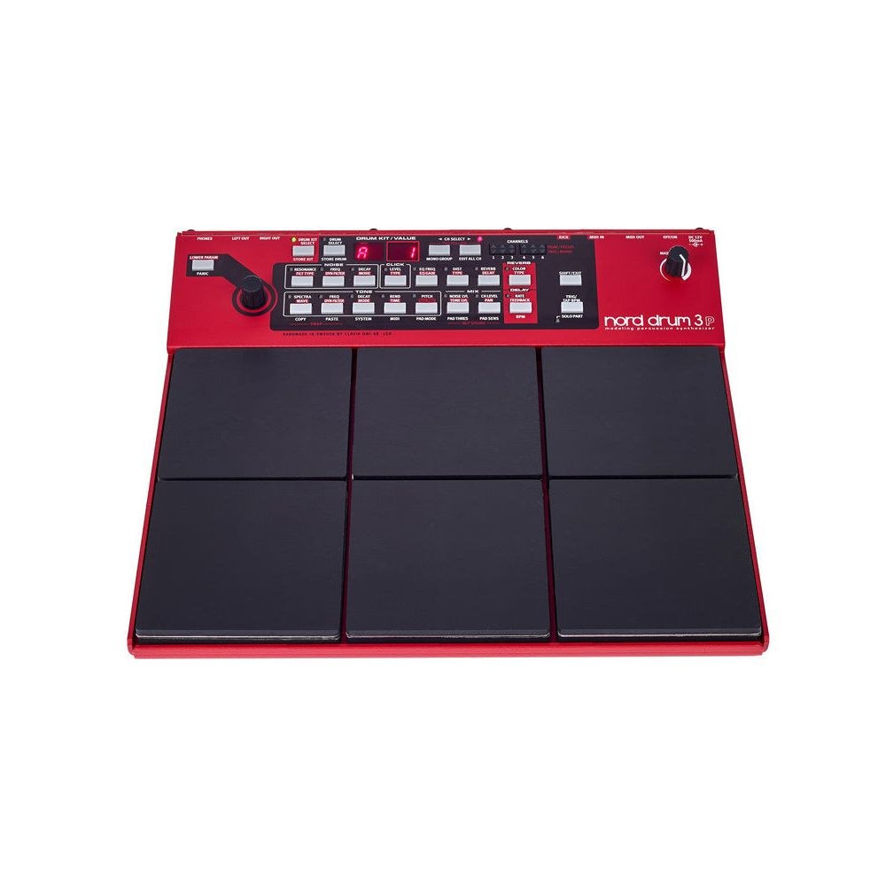 סינתיסייזר הקשה Nord Drum 3P – 6 פדים, סינתזה רזוננטית ו-FM 2 Nord Drum 3P – סינתיסייזר הקשה, תמונה 2