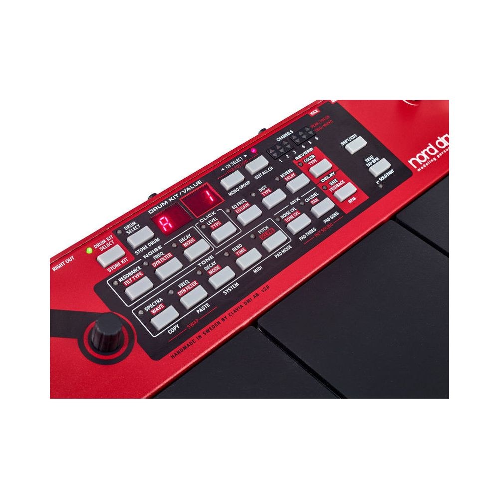 סינתיסייזר הקשה Nord Drum 3P – 6 פדים, סינתזה רזוננטית ו-FM 7 Nord Drum 3P – סינתיסייזר הקשה, תמונה 7
