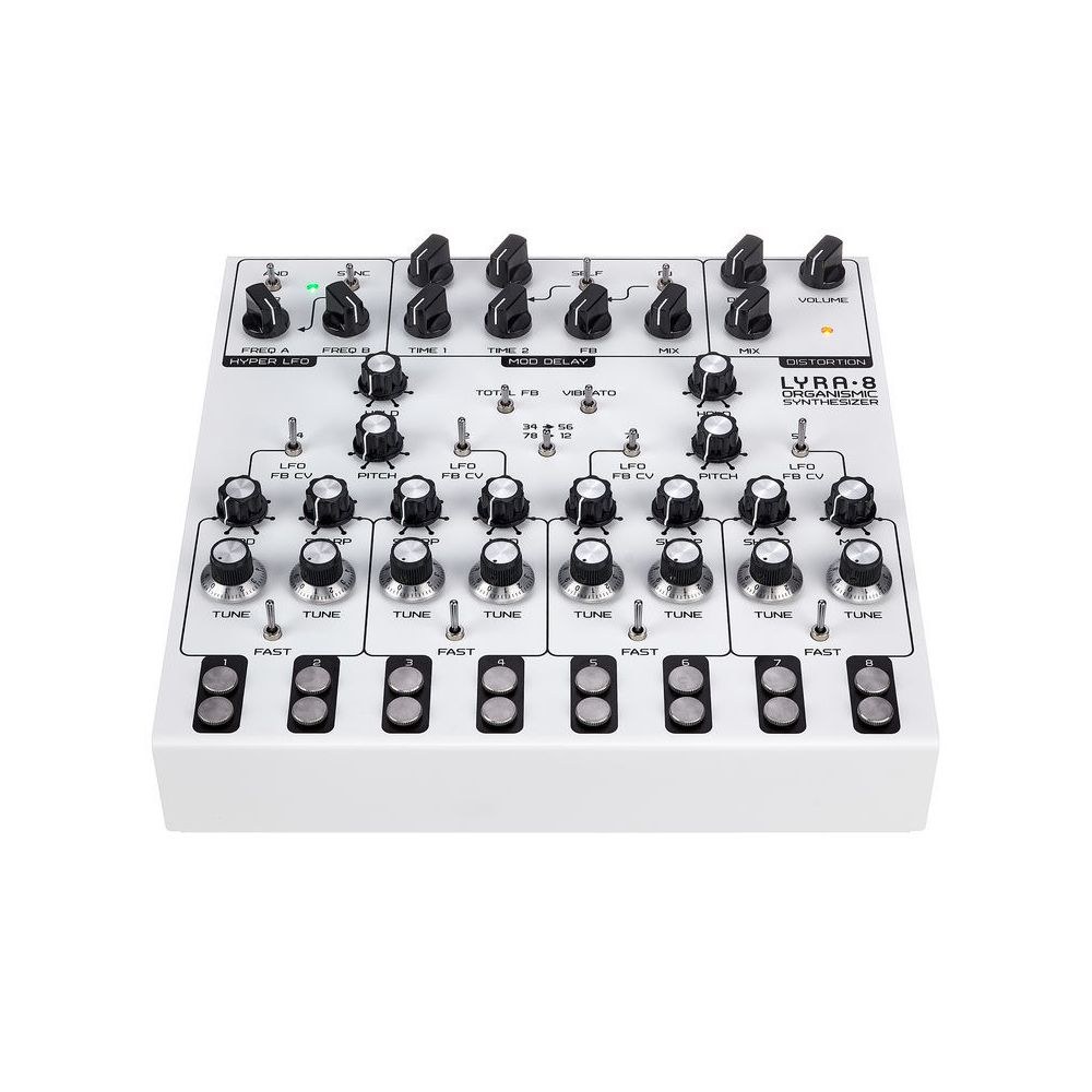 סינתיסייזר דרון אנלוגי SOMA Lyra-8 White Angel – 8 קולות 2 SOMA Lyra-8 – סינתיסייזר דרון אנלוגי, תמונה 2