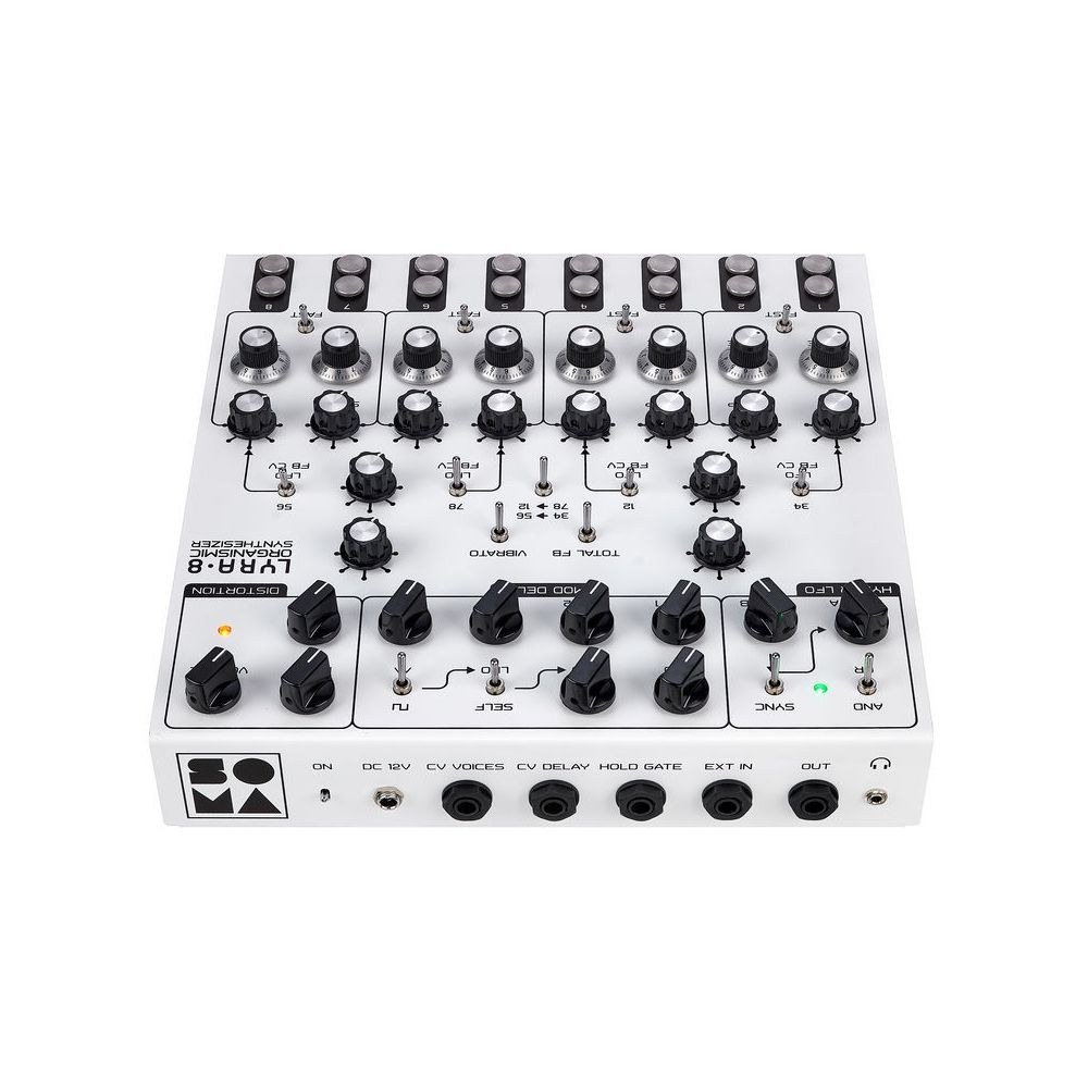 סינתיסייזר דרון אנלוגי SOMA Lyra-8 White Angel – 8 קולות 4 SOMA Lyra-8 – סינתיסייזר דרון אנלוגי, תמונה 4