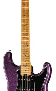 גיטרה חשמלית Harley Benton ST-Modern Plus MN HSS DPS – סגול מנצנץ Dark Purple Sparkle מבריק