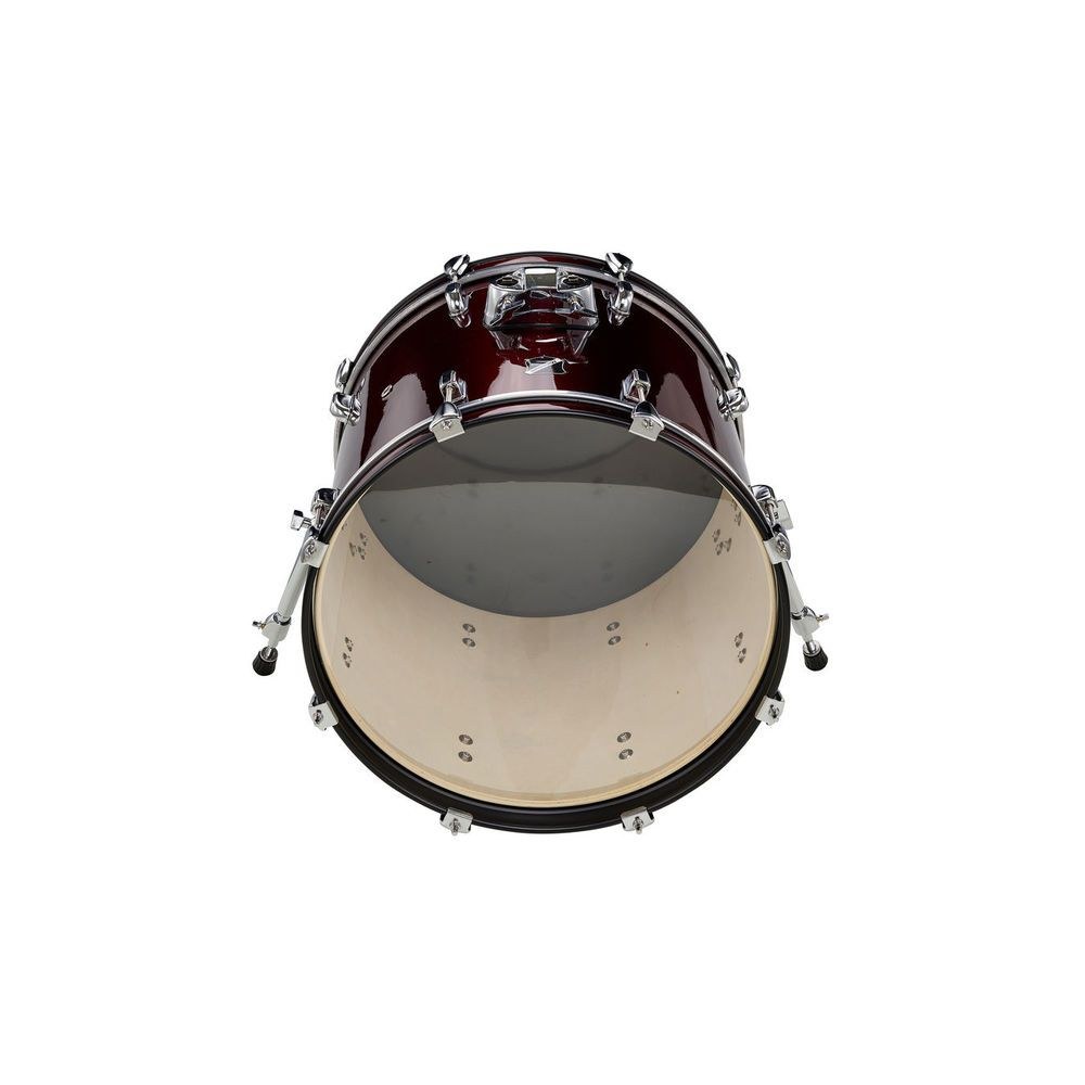 תוף בס 18×14 אינץ׳ Millenium מסדרת Focus – אדום, חומרה כרום, כולל רוזטה, להרחבה או להחלפה (יבוא בלעדי) 4 תוף הבס 18 אינץ׳ האדום – תוף בס, תמונה 4