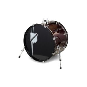 תוף בס 20×16 אינץ׳ Millenium מסדרת Focus – אדום, חומרה כרום, כולל רוזטה, להרחבה או להחלפה (יבוא בלעדי)