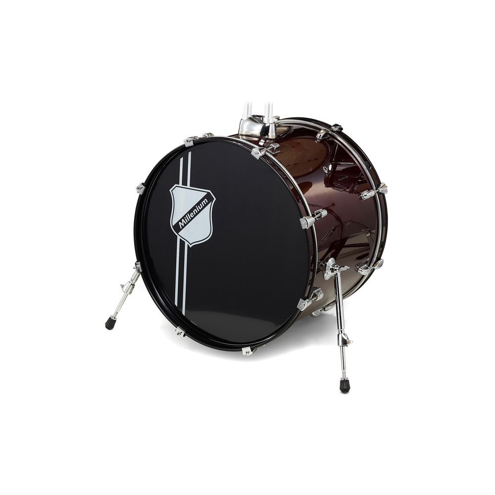 תוף בס 20×16 אינץ׳ Millenium מסדרת Focus – אדום, חומרה כרום, כולל רוזטה, להרחבה או להחלפה (יבוא בלעדי) 1 תוף בס 20×16 אינץ׳ Millenium מסדרת Focus – אדום, חומרה כרום, כולל רוזטה, להרחבה או להחלפה