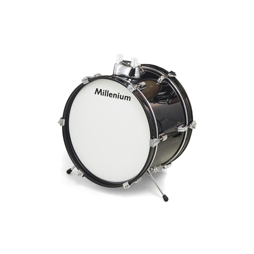 תוף בס 16×10 אינץ׳ Millenium לערכת הילדים Focus Junior – שחור, 6 ברגי מתיחה בכל צד (יבוא בלעדי) 1 תוף בס 16×10 אינץ׳ Millenium לערכת הילדים Focus Junior – שחור, 6 ברגי מתיחה בכל צד
