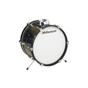 תוף בס 16×10 אינץ׳ Millenium לערכת הילדים Focus Junior – שחור, 6 ברגי מתיחה בכל צד (יבוא בלעדי)