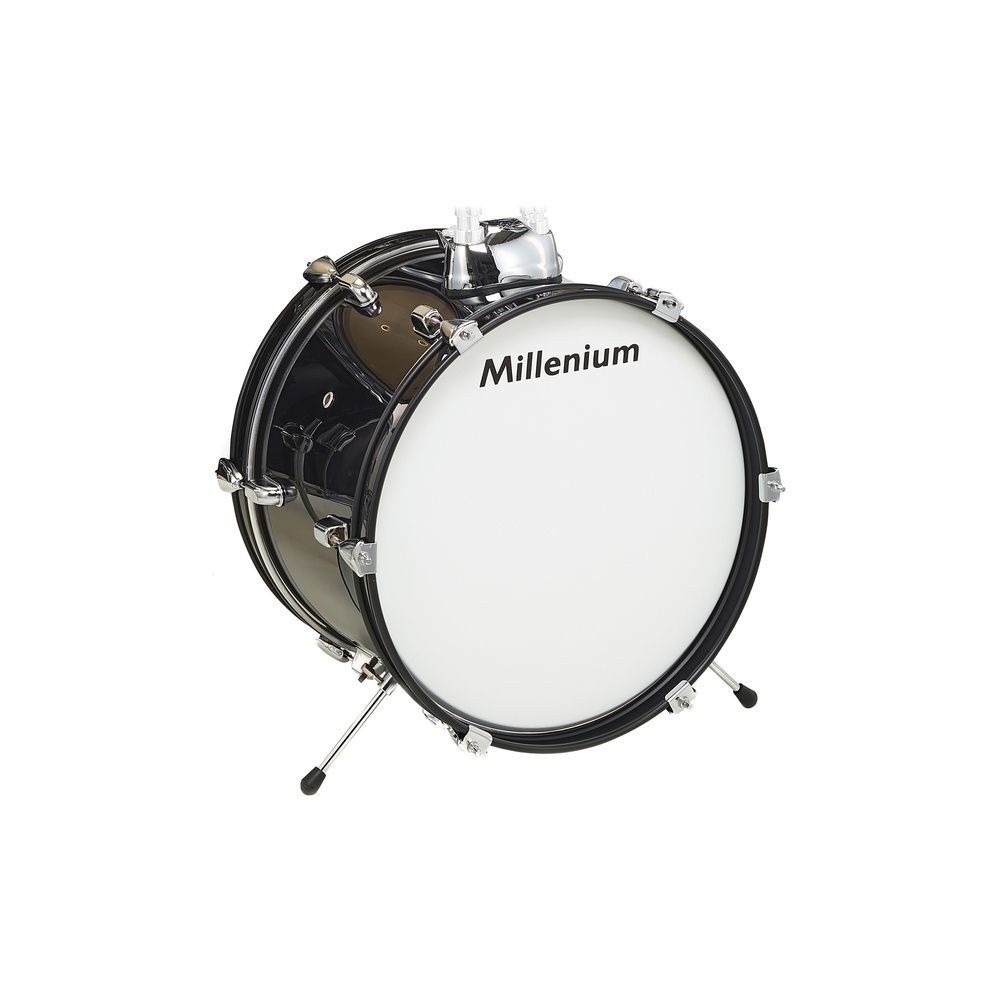 תוף בס 16×10 אינץ׳ Millenium לערכת הילדים Focus Junior – שחור, 6 ברגי מתיחה בכל צד (יבוא בלעדי) 2 תוף הבס לערכת הילדים – תוף בס, תמונה 2