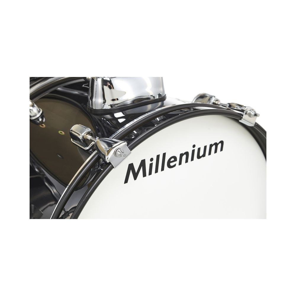 תוף בס 16×10 אינץ׳ Millenium לערכת הילדים Focus Junior – שחור, 6 ברגי מתיחה בכל צד (יבוא בלעדי) 4 תוף הבס לערכת הילדים – תוף בס, תמונה 4