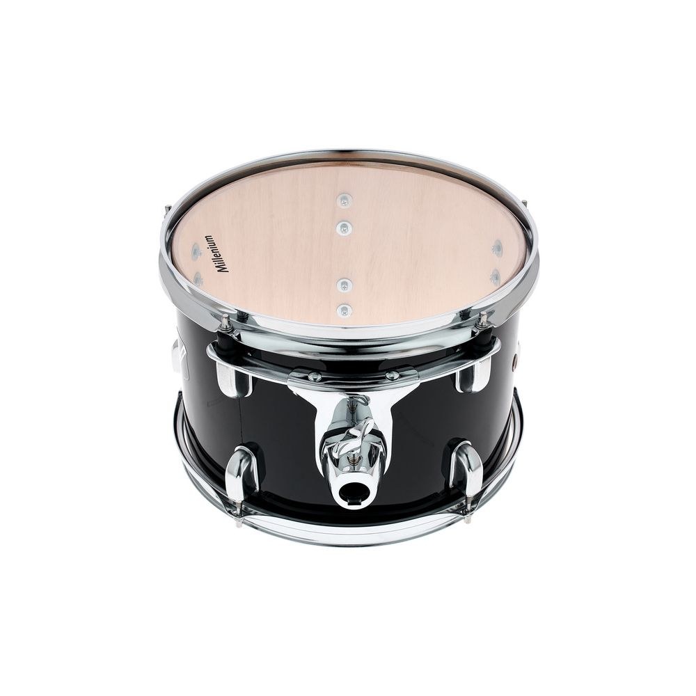 טם-טם 12×8 אינץ׳ Millenium מסדרת Focus – שחור, חומרה כרום, להרחבה או להחלפה (יבוא בלעדי) 2 הטם 12 אינץ׳ של Focus – טם-טם, תמונה 2