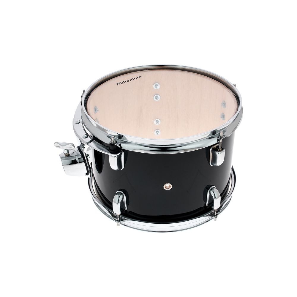 טם-טם 12×8 אינץ׳ Millenium מסדרת Focus – שחור, חומרה כרום, להרחבה או להחלפה (יבוא בלעדי) 3 הטם 12 אינץ׳ של Focus – טם-טם, תמונה 3
