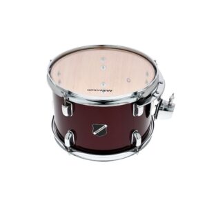 טם-טם 12×8 אינץ׳ Millenium מסדרת Focus – אדום, חומרה כרום, להרחבה או להחלפה (יבוא בלעדי)