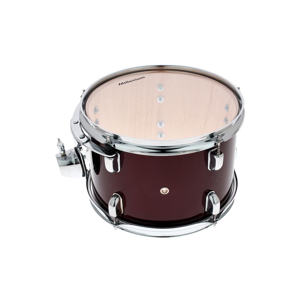 טם-טם 12×8 אינץ׳ Millenium מסדרת Focus – אדום, חומרה כרום, להרחבה או להחלפה (יבוא בלעדי) 3 הטם 12 אינץ׳ האדום של Focus – טם-טם, תמונה 3